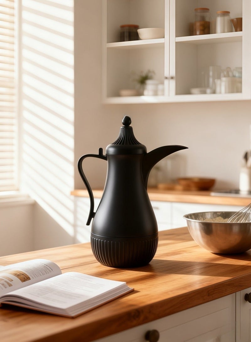 Beautiful Coffee maker, small household coffee maker, stylish high-end office coffee maker, long-handled woodpecker beak shaped coffee maker with gallbladder (1 liter, red gallbladder, screw cap). - Image 5