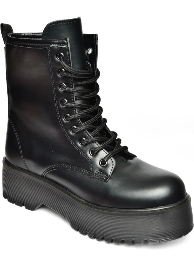 Fox Shoes R652151009 Black Thick Soled Women's Boots