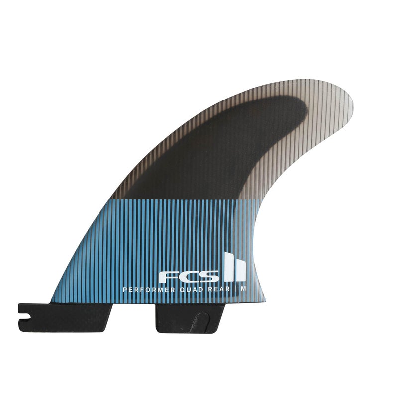 FCS II Performer PC Medium Tranquil Blue Quad Rear Fins - Image 3