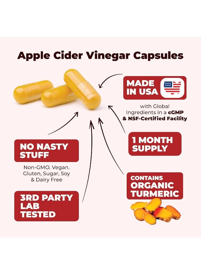 Vimerson Health Turmeric Apple Cider Vinegar Supplement with Ginger and Bioperine - Image 4