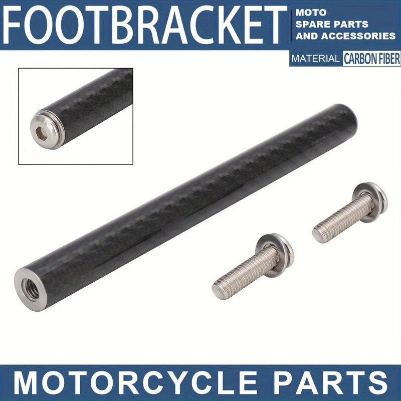 Carbon Fiber Electric Dirt Bike Foot Pegs Support Bracket Lever With Adjustable Position And Tool Free Installation Durable Off Road Motorcycle Footpegs For Enhanced Stability And Control Compatible With Light Bee X S Models - Image 5