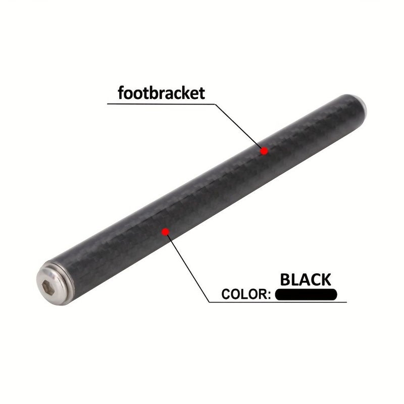 Carbon Fiber Electric Dirt Bike Foot Pegs Support Bracket Lever With Adjustable Position And Tool Free Installation Durable Off Road Motorcycle Footpegs For Enhanced Stability And Control Compatible With Light Bee X S Models - Image 4