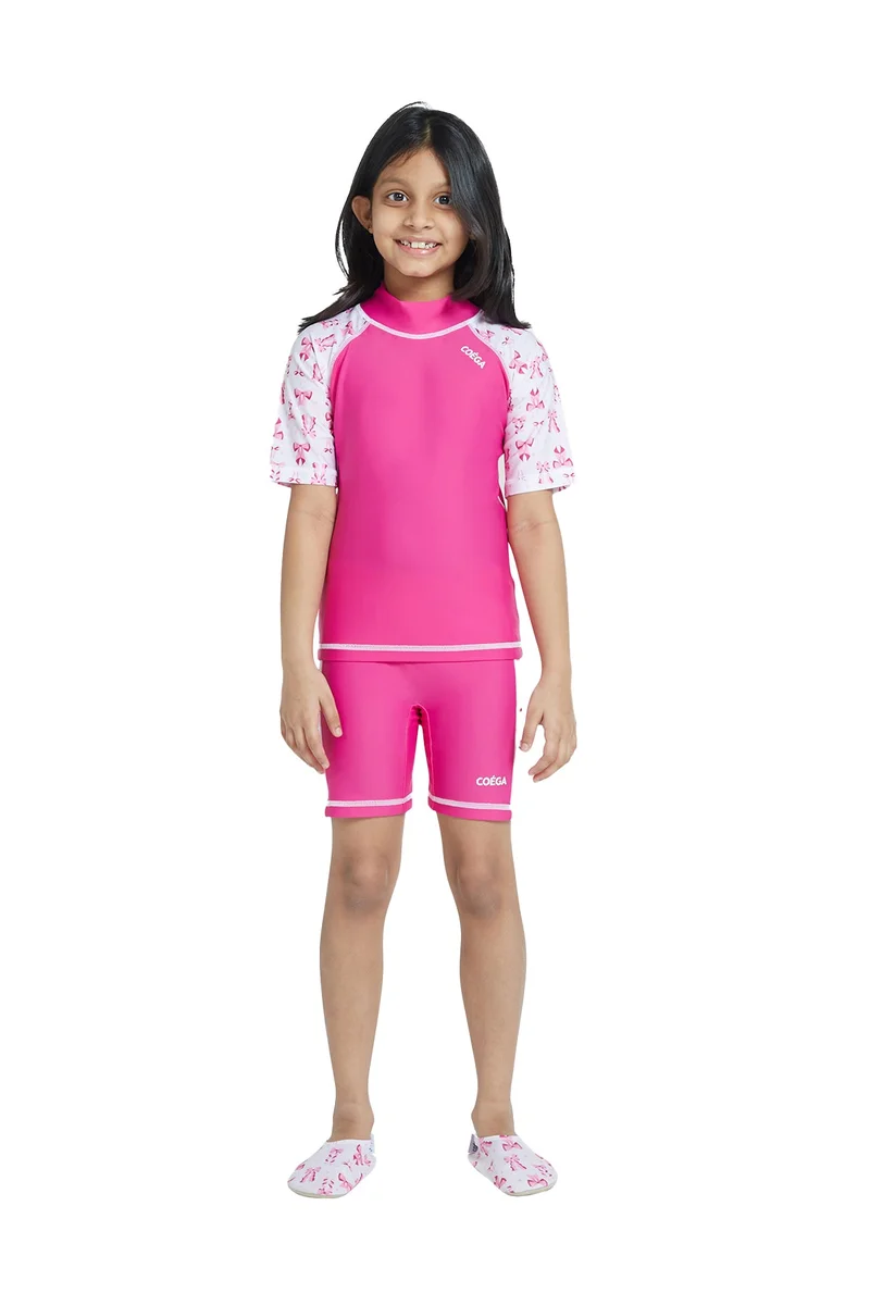 COEGA SUNWEAR COEGA Girls Kids Two-piece Swimsuit - Pink Bows