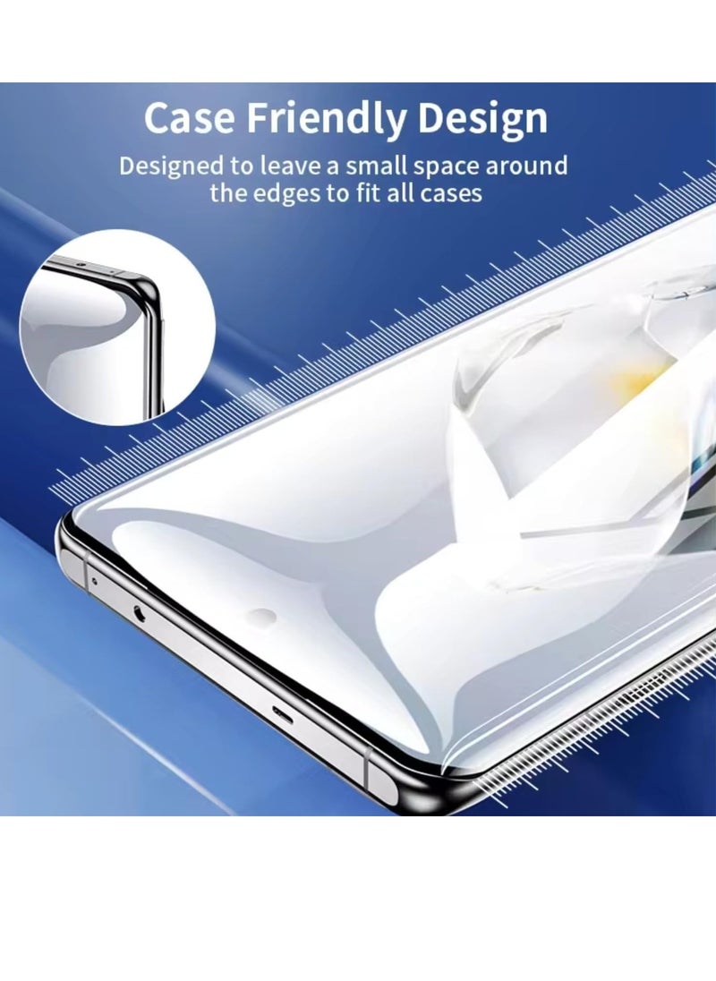 Generic Full Glass Screen Protector For Vivo V30 /V30e/ V30 Pro 5G UV Tempered Glass Full Glue Cover Screen Protector For Fingerprint Unlock Screen Glass Film  - Image 3