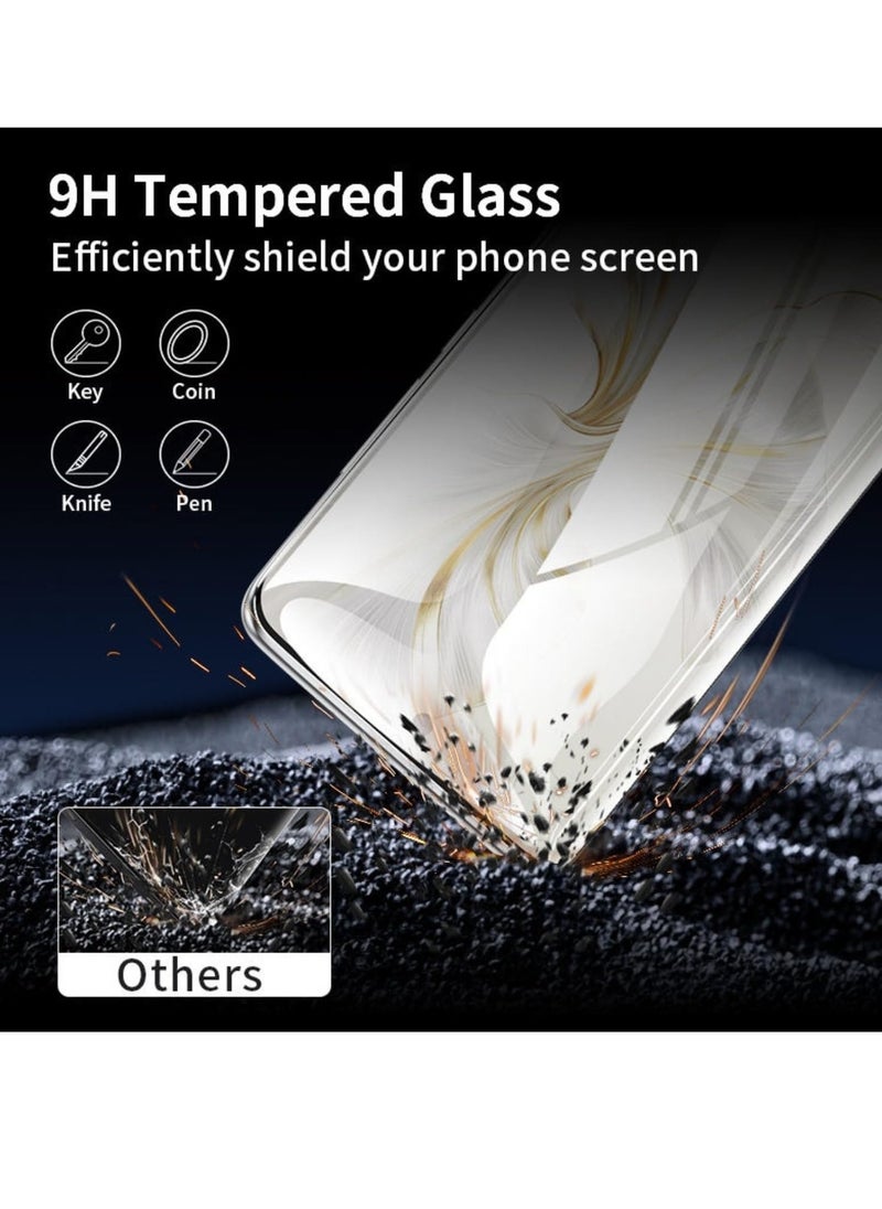Generic Full Glass Screen Protector For Vivo V30 /V30e/ V30 Pro 5G UV Tempered Glass Full Glue Cover Screen Protector For Fingerprint Unlock Screen Glass Film  - Image 4
