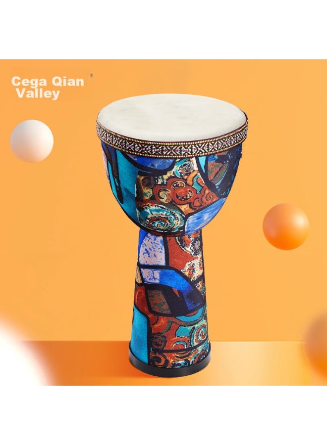 Cega African Drum, Children's Large 8 Lightweight Hand Drum, Kindergarten Student Beginner Percussion Instrument, Children's Holiday Gift - Image 1