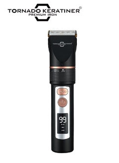 Tornado Keratiner 8-in-1 Mens Grooming Kit with Trimmer for Beard, Body, and Face, Cordless Hair Clippers Electric Black  - Image 1