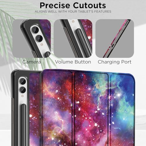 Robustrion Cover for Samsung Tab S9 FE Plus/Tab S10 Plus / S9 Plus 12.4" Cover Case Flip Stand Case Cover for Samsung Galaxy Tab S10+ / S9+ / Tab S9 FE+ Tablet Cover [Auto Sleep/Wake] - Galaxy - Image 4