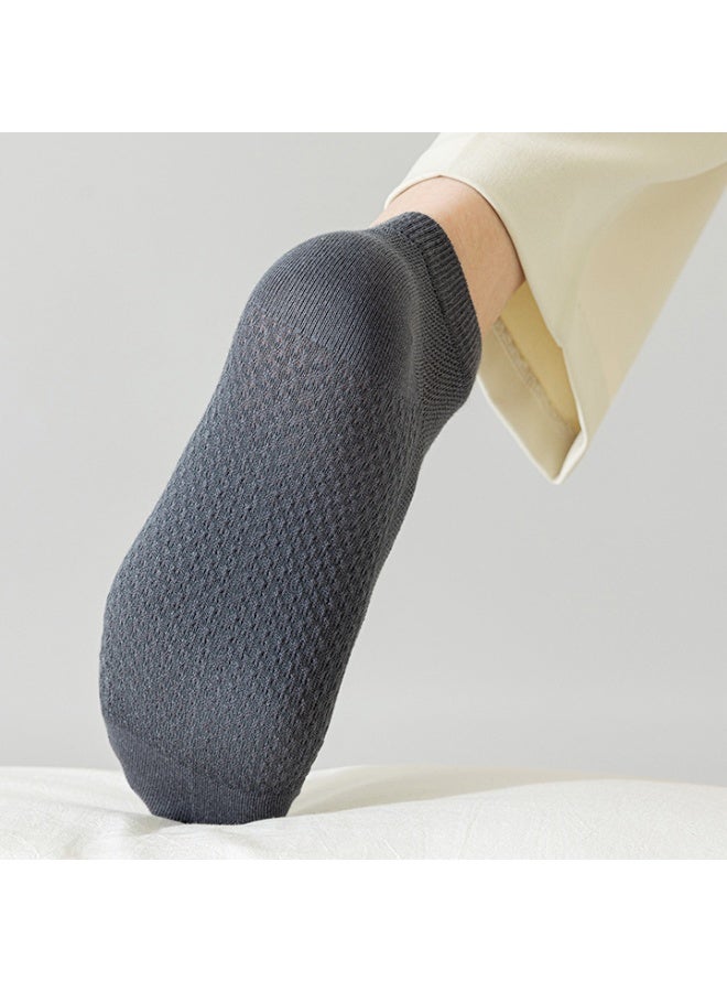 5 Pairs Breathable Mesh Cotton Ankle Socks for Men Women - Image 3
