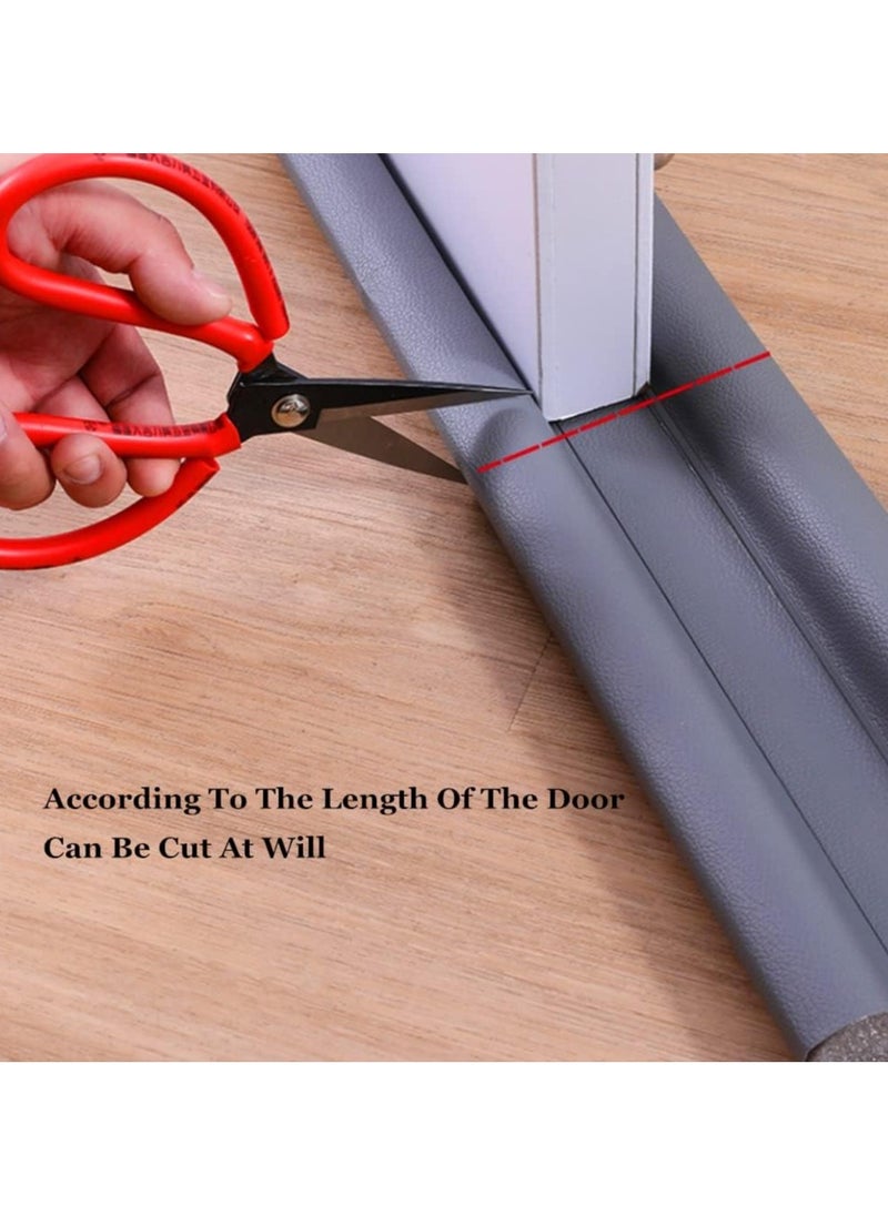 DubaiGallery - 1pc Under Door Draft Stopper, Cuttable And Washable, Weather Stripping For Reducing Noise, Adjustable Door Sweeps - Image 1