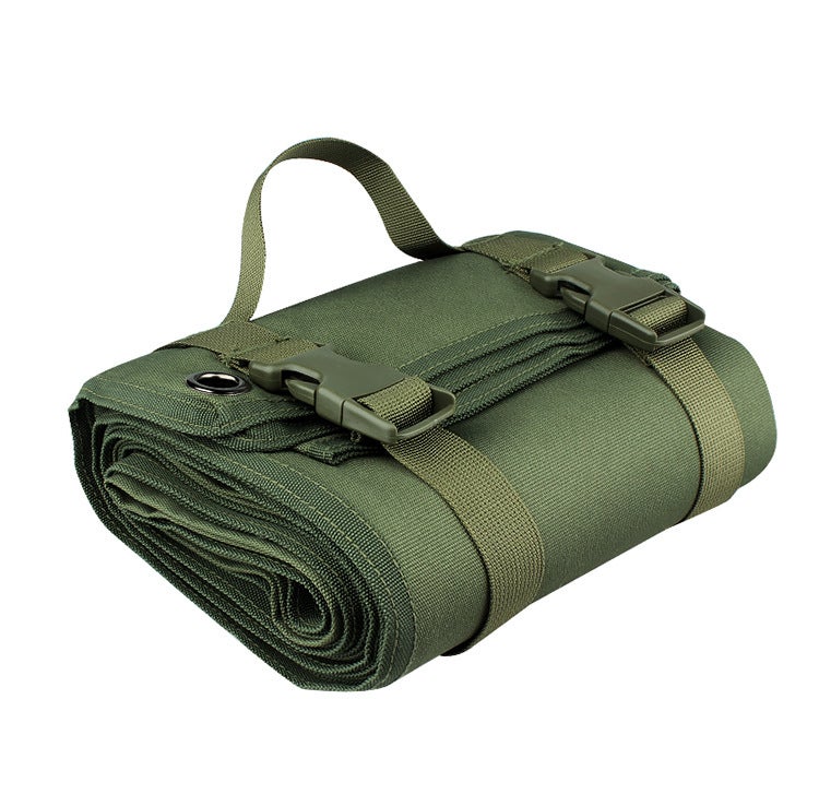 Generic Cross-border new portable outdoor equipment wear-resistant tactical shooting mat camping camping waterproof moisture-proof mat picnic mat Green 