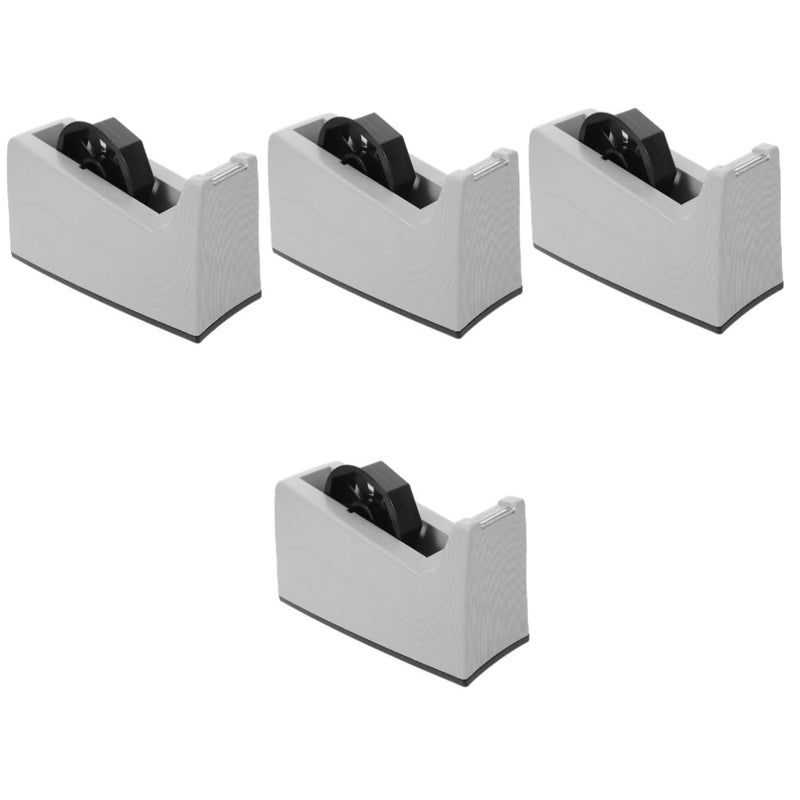 4 Pack Desktop Tape Dispenser And Cutter For Office Craft Room Organized Workspace - Image 2
