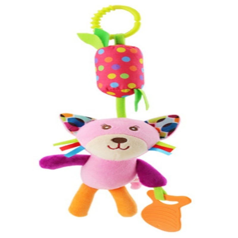 Plush Monkey Wind Chime Rattle Toy - Soothing Sound Teether for Parent Child Interaction with 0 Months Plus Babies - Image 5