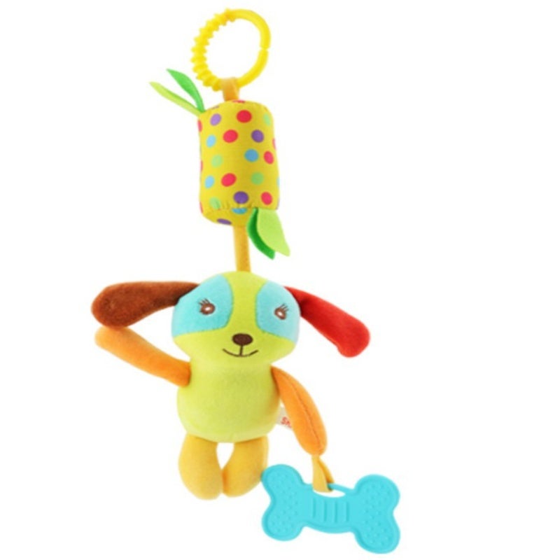 Plush Monkey Wind Chime Rattle Toy - Soothing Sound Teether for Parent Child Interaction with 0 Months Plus Babies - Image 4