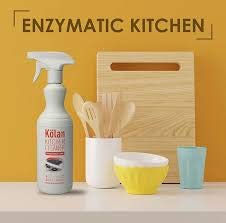 Kolan Kitchen Cleanser 700ml | Organic Multi-Enzyme Formula, Eco-Friendly Biodegradable | No Bleach, Chemical Free | Removes Fats, Oils, Grease, Grime & Watermark Stains - Image 2
