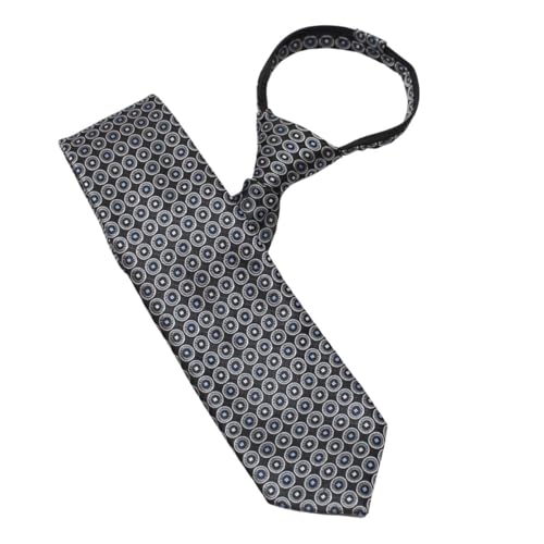 LEONARDI Men’s Formal Zipper tie | Handmade | Microfiber | Standard Size | Premium fabric | Superior Zip | Packaging - Folder | Colour - Black -1 tie (Set of 1) - Image 1