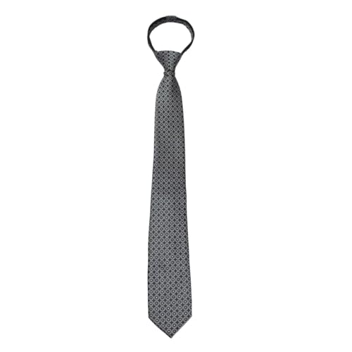 LEONARDI Men’s Formal Zipper tie | Handmade | Microfiber | Standard Size | Premium fabric | Superior Zip | Packaging - Folder | Colour - Black -1 tie (Set of 1) - Image 2
