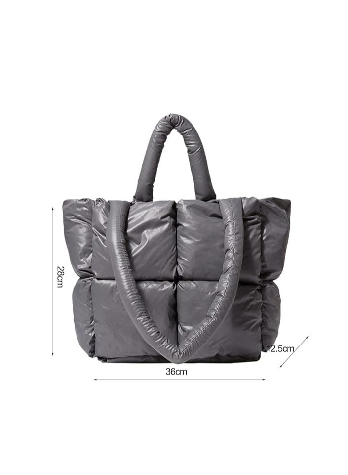 YFGBCX Puffer Tote Bag for Women - Image 3
