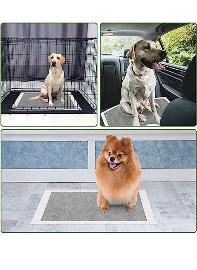 Generic - Disposable Underpads Dog Pads and Puppy  Training Pee Pads, Pet Training and Puppy Pads Pee Pads with Activated Bamboo Charcoal Super Absorbent, Waterproof, Quick Dry, 6 Layers Leak-Proof and Odor Control for a Fresh Environment for Puppies Dogs and Pets Training , Absorbent Pee Pads for Dogs Super Absorbent & Leak-Proof, - Image 1