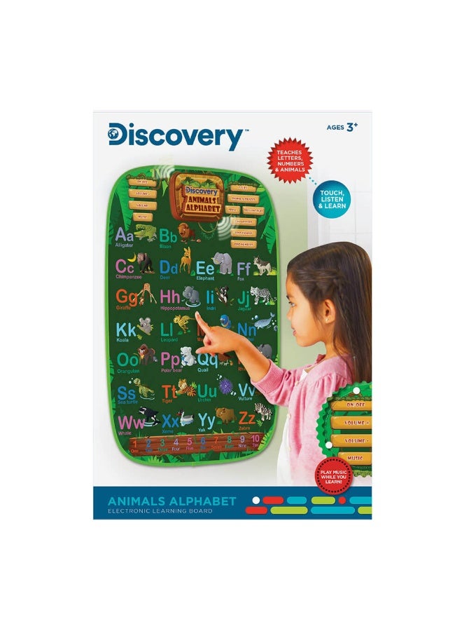Discovery Kids Animal Alphabet Interactive Electronic Learning Board - Image 1