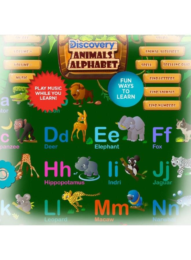 Discovery Kids Animal Alphabet Interactive Electronic Learning Board - Image 3
