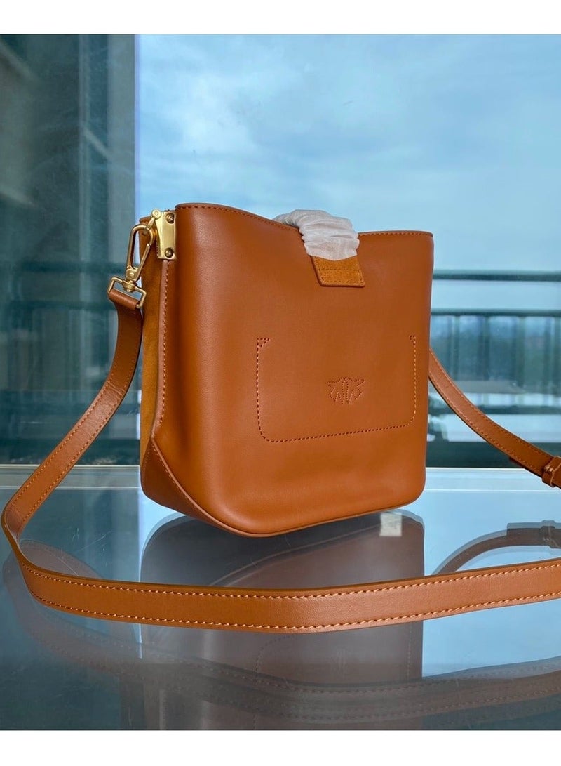 Pinko Bucket-shaped Crossbody Shoulder Bag 20*20*11cm - Image 3