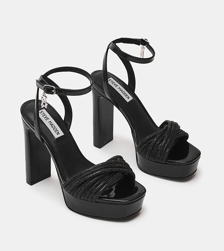 STEVE MADDEN Nani Embellished Platform Sandals