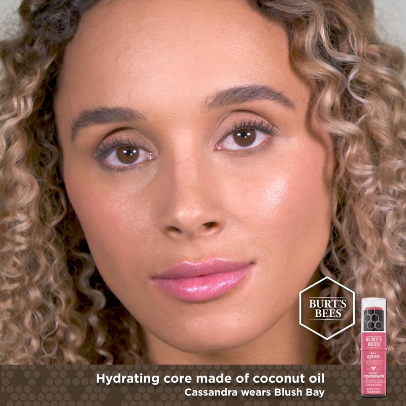 BURTS BEES Blush Bay All Aglow Lip u0026 Cheek Stick, 0.32 OZ - Image 4
