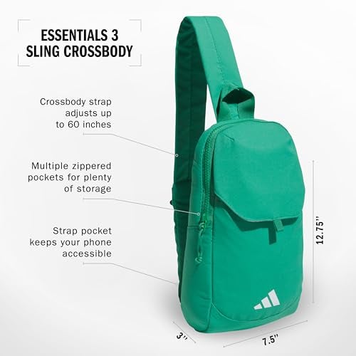 adidas Essentials Crossbody – Athletic Sling Bag with Phone Pocket - Image 2