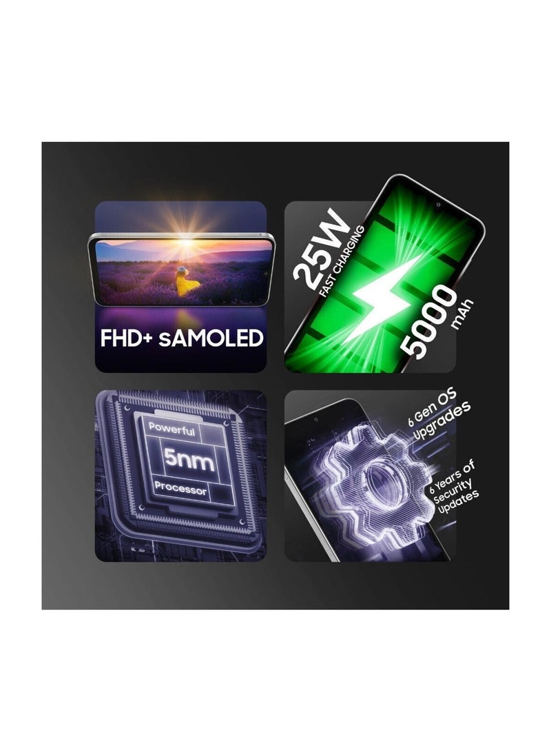 سامسونج Galaxy F36 5G Smartphone (Black , 6GB RAM, 128GB Storage) | 50MP OIS Camera | Circle to Search | Slim 7.7mm - India Version - Image 3