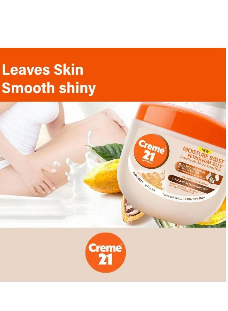 Creme 21 Cocoa-Rich Moisturizing Petroleum Jelly For Ultra Dry Skin 300 ML - Image 3