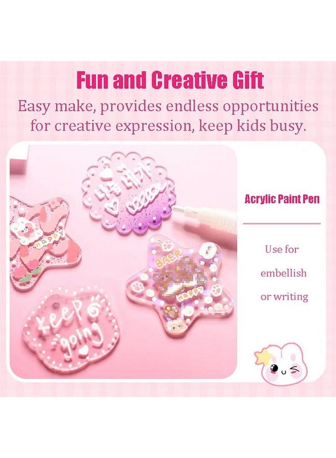QIAONIUNIU Stickers for Girls Ages 6+, Create Your Own Tags Art and DIY Crafts Set, Valentine's Day Gifts (Make 60 Tags) - Image 5