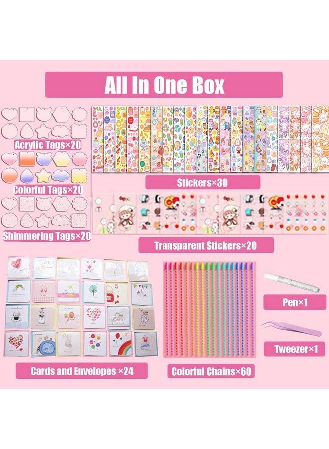 QIAONIUNIU Stickers for Girls Ages 6+, Create Your Own Tags Art and DIY Crafts Set, Valentine's Day Gifts (Make 60 Tags) - Image 2