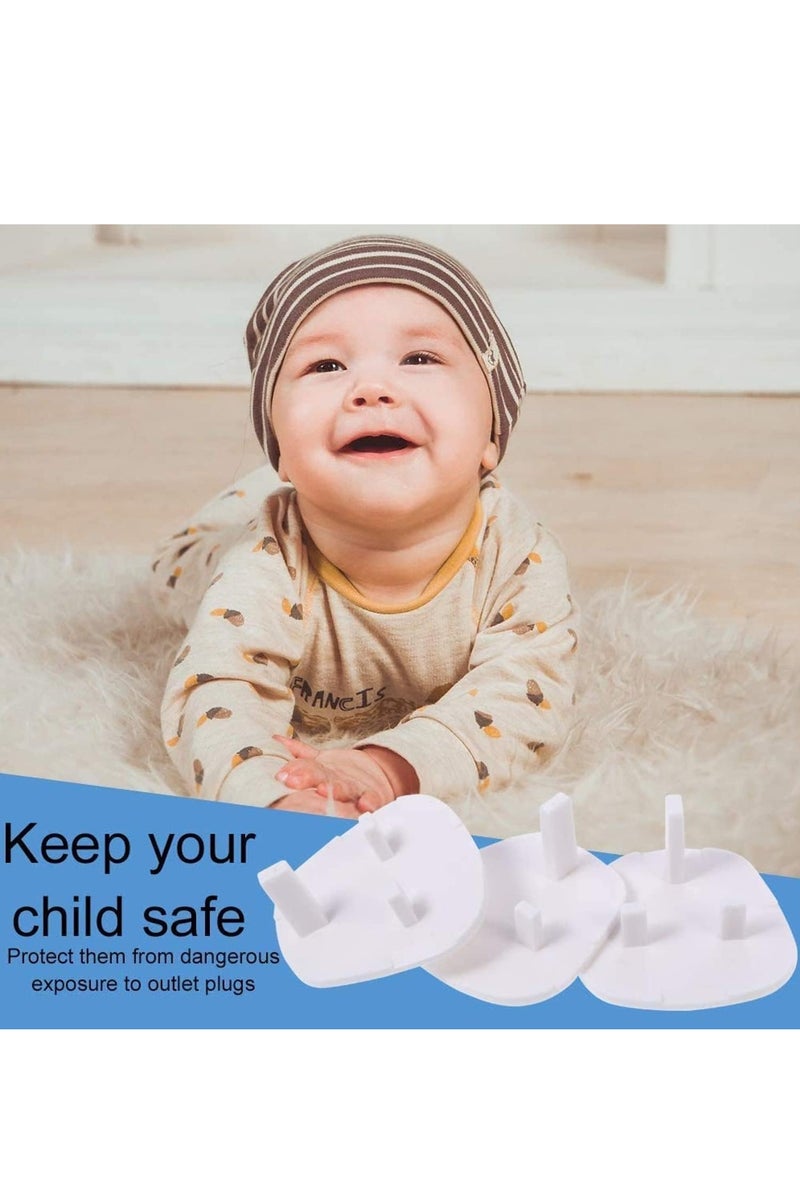 GUDOO 12pcs per Pack Baby Proofing Plug Covers, White Outlet Covers Safety Covers, Electrical Protectors for your Child and Babies at Home - Image 5