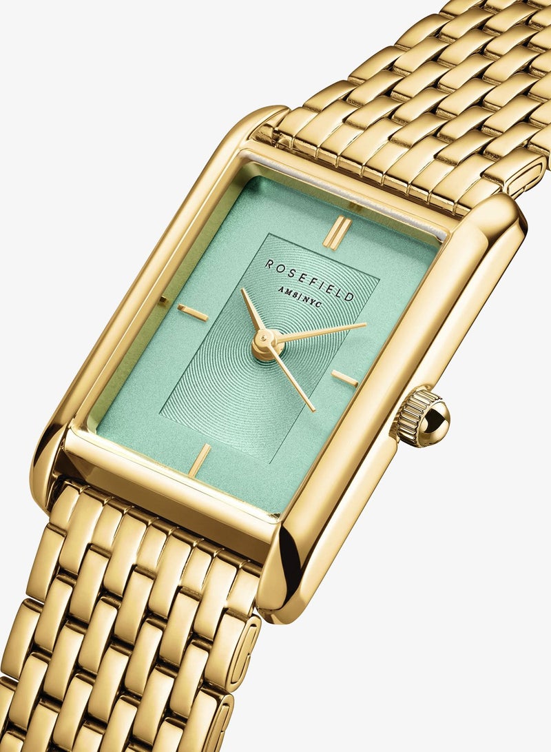 Rosefield Heirloom Mint Green Dial Steel Gold Women Watch - HMGSG-H04 - Image 2