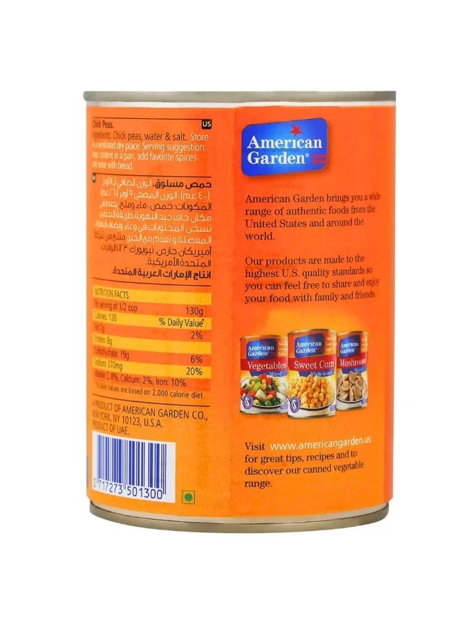 American Garden American Garden Pre Cooked Chick Peas Classic In Can Ready To Eat- 400gms - Image 2