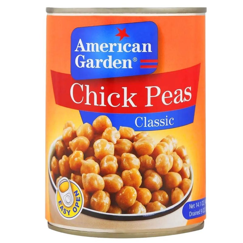 American Garden Pre Cooked Chick Peas Classic In Can Ready To Eat- 400gms - Image 1