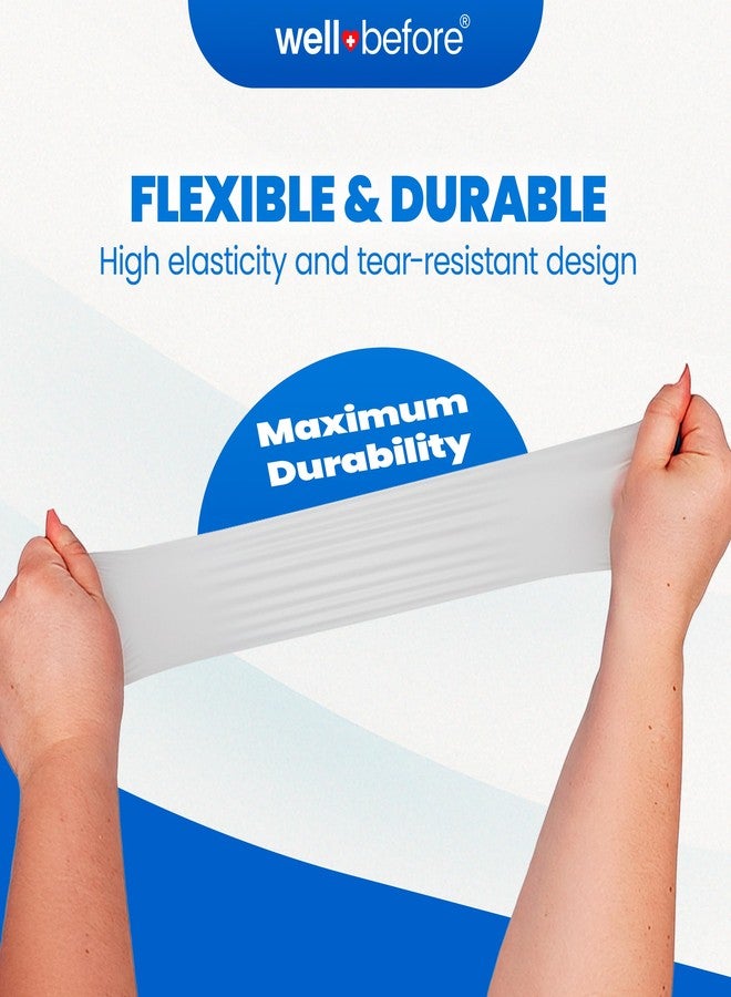 Well Before Disposable Synmax 4g Food Grade Vinyl Gloves, Clear, Medium, 200 Count – Latex-Free, Powder-Free Disposable Gloves for Healthcare & Food Handling - Image 5