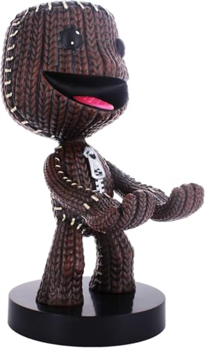 Exquisite Gaming: Sackboy: A Big Adventure - Sackboy - Original Mobile Phone & Gaming Controller Holder, Device Stand, Cable Guys, Sony Licensed Figure - Image 4