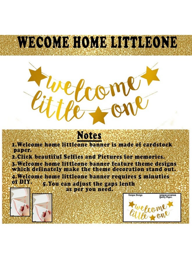 بارتي بروبس مجموعة ديكورات الترحيب بالمولود الجديد من بارتي بروبز - لافتة ترحيب بالمولود الجديد (ورق مقوى) مع أضواء خرافية | لافتة ترحيب بالمولود الجديد | ديكورات ترحيب بالمولود الجديد | ديكورات ترحيب بالمولود الجديد | مرحبًا بالمولود الجديد - Image 5
