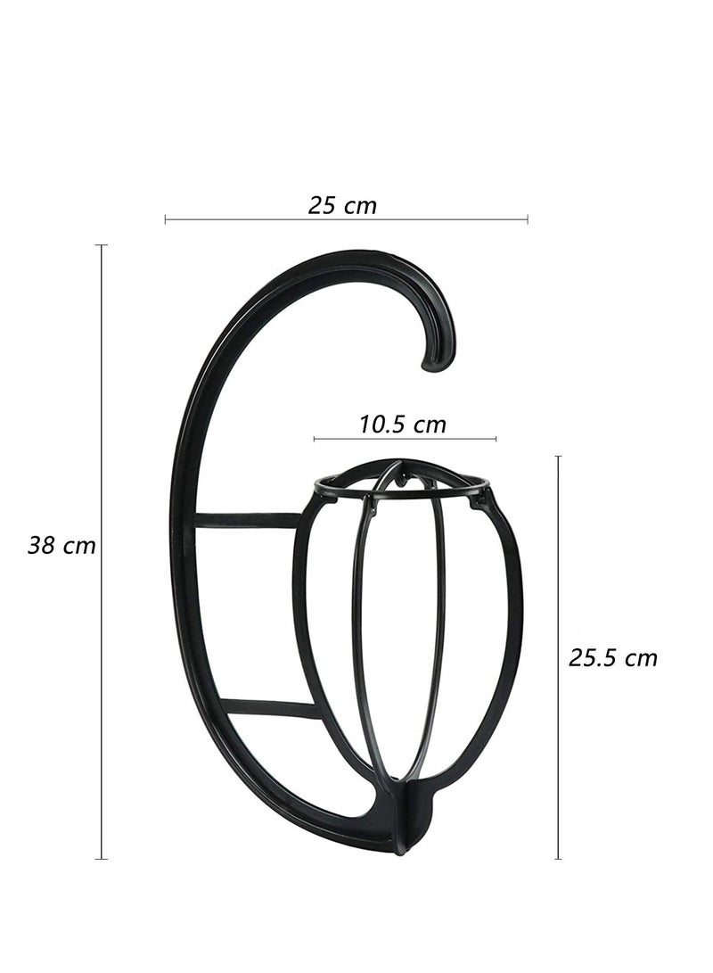 Excefore 2Pcs Wig Hanger with Hair Comb Wig Cap Set For All Wigs, Wig Holder Stand Portable Wig Dryer Collapsible Wig Display Holder Tool - Image 4