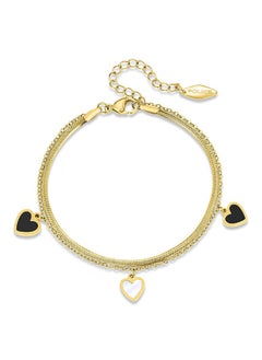 Police Charming Hearts Bracelet And Flowers For Her