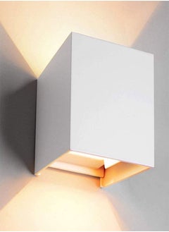 Vmax LED Wall Light Aluminum Waterproof Outdoor Light 16W  Adjustable Indoor Wall Lamp Warm Light (White -16W, Outdoor)  - Image 1
