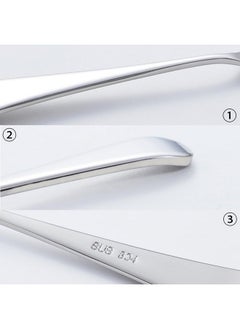 Wenkoni Wenkoni Small Soup Ladles,Sauce ladles,Gravy Soup Spoon Ladles,2 Pack SUS 304 Non-magnetic Stainless Steel 7.6" Round Ladles (Color:Silver).  - Image 5