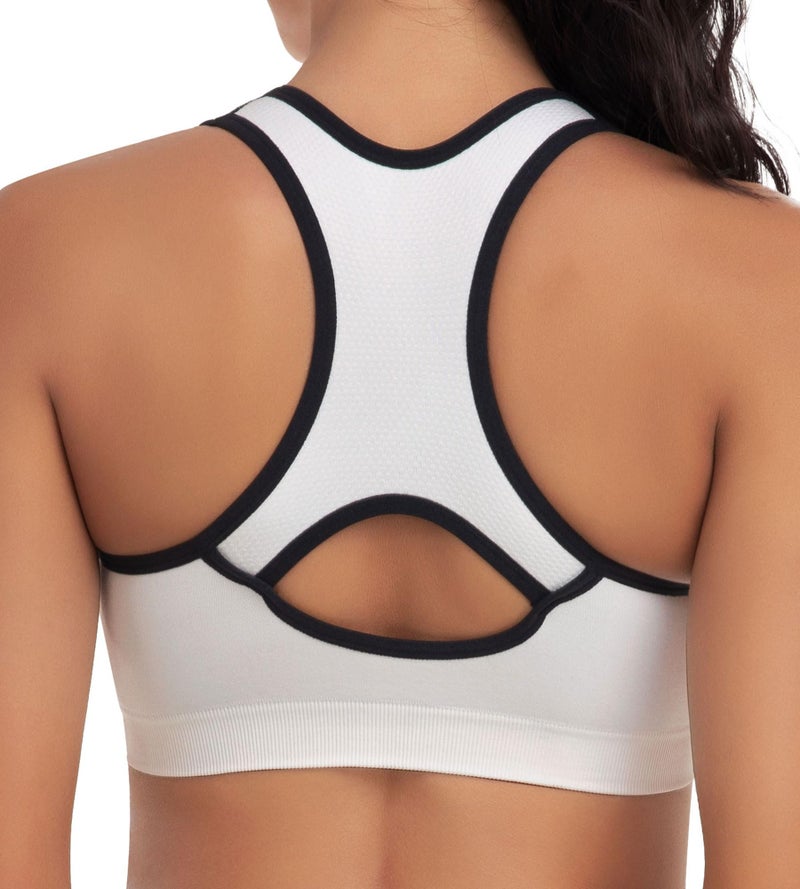 MIRITY Women Racerback Sports Bras - High Impact Workout Gym Activewear Bra - Image 5