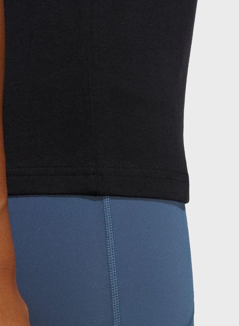 Adidas W Logo Tee Black Hiking T-Shirts XS - Image 5