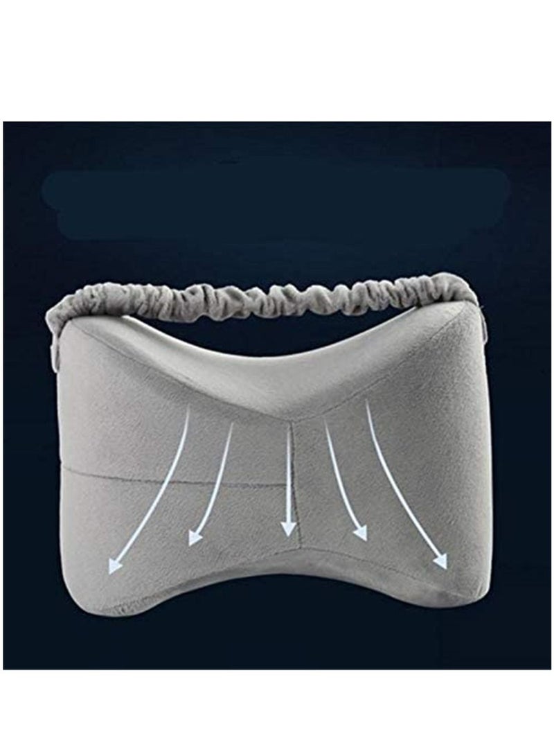 Knee Cushion Pillow for Side Sleepers Memory Foam Leg Pillow Orthopedic Posture Supporter Leg Cushion for Back Pain Support  - Image 5