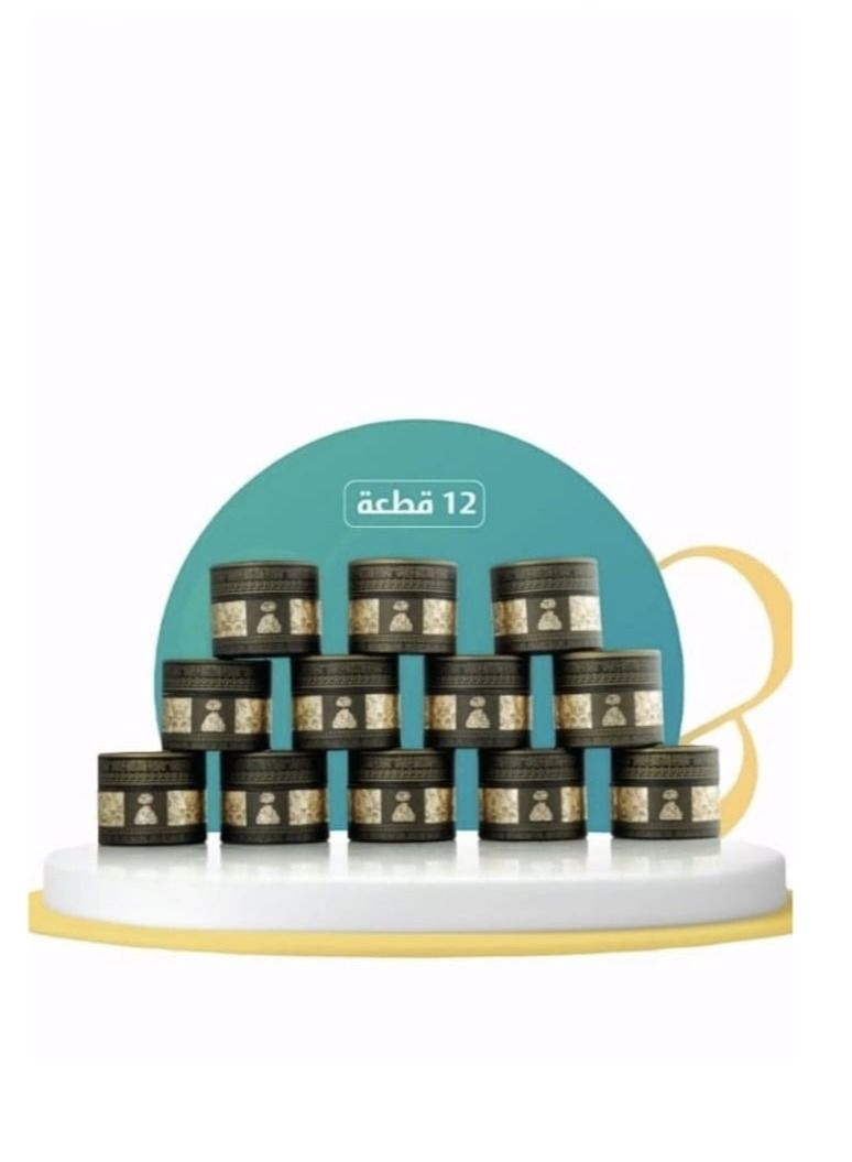 عاشق العود بخور عاشق العود 12 حبة بوزن 10 جرام للحبة الواحدة - Image 1