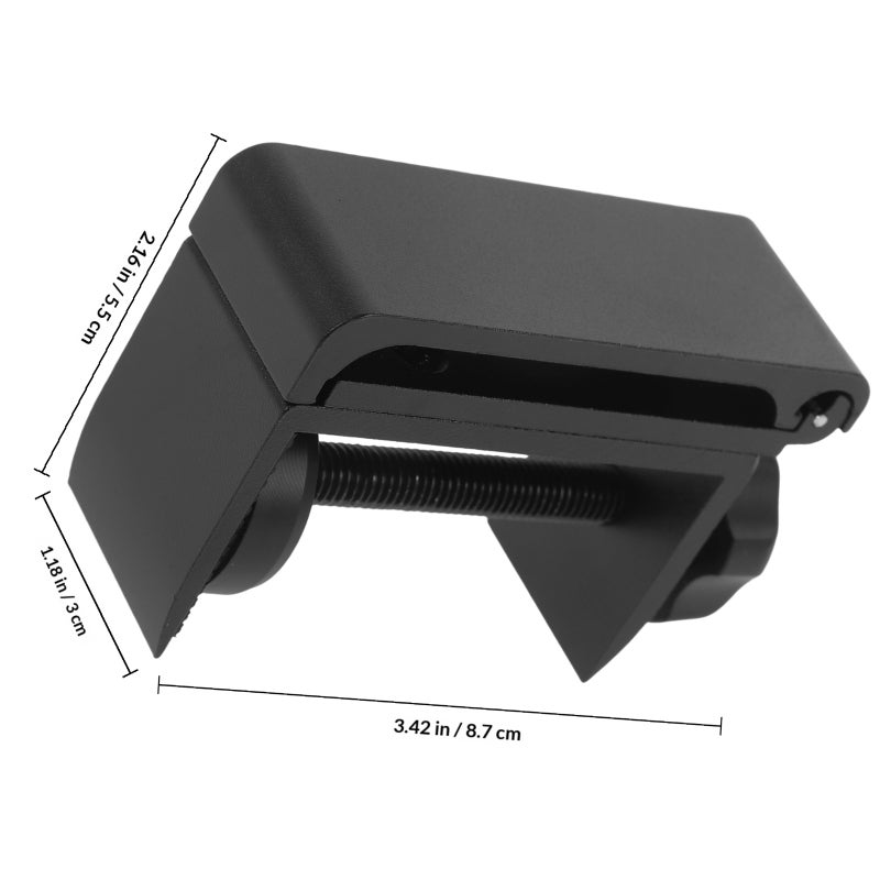Headphone Stand Foldable Headset Stand Under Desk Headphone Holder Perforation-free Headset Mount - Image 2