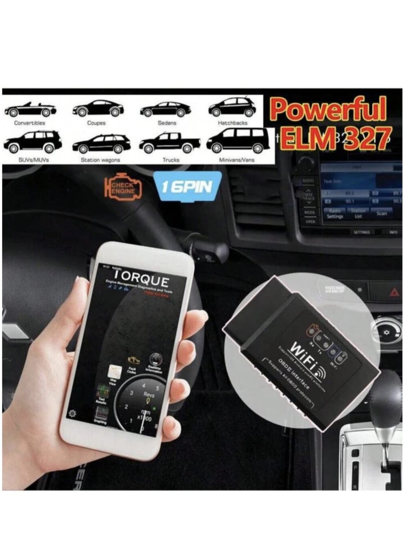 Tool That Scans Cars and Performs OBD2 Elm327  Testing Without the Need for a Car Expert to Detect Errors and Scan the Machine Tag
